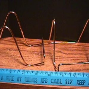 (041206g)Two "Standard" Adjustable Brass Wire Stands