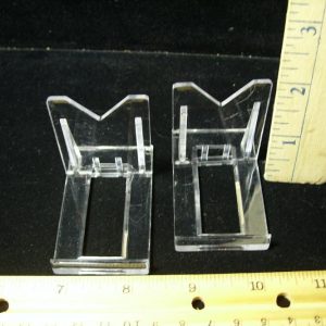 10 Small Adjustable Acrylic Stands (050815y)