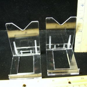 12 Large Adjustable Acrylic Stands  (050815x)