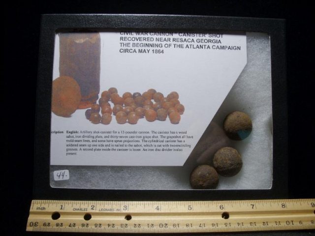 Civil War cannon rounds