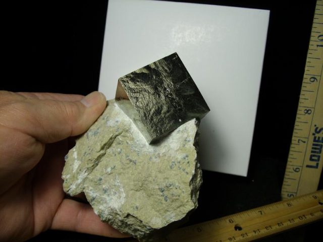 Beautiful Natural Pyrite Cube (121819f) - Image 2
