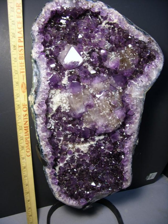 Large Natural Amethyst Crystal Display Piece  (043120e) - Image 4