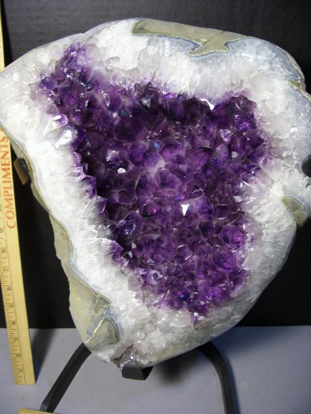 Large Natural Amethyst Crystal Display Piece  (043120f) - Image 2