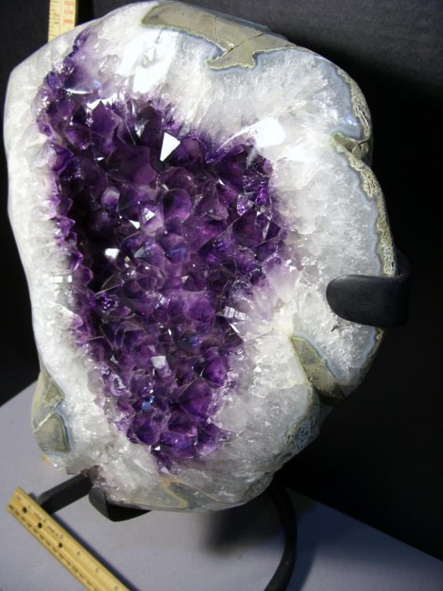 Large Natural Amethyst Crystal Display Piece  (043120f) - Image 4