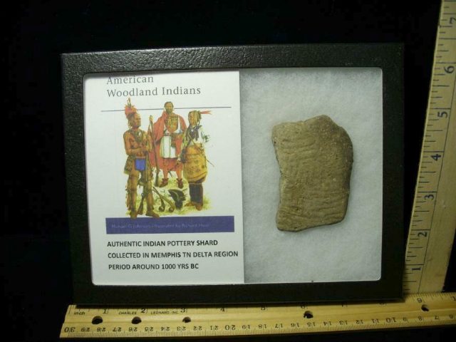 American Indian Pottery Shard (052220t) - Image 2