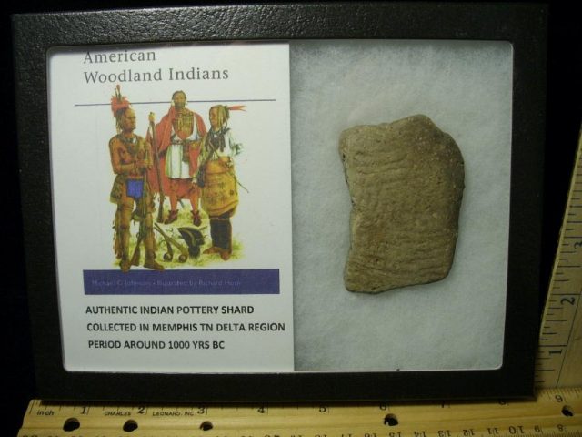 American Indian Pottery Shard (052220t)