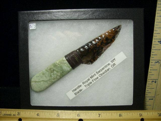 Stone Knapped Knife (070820a)