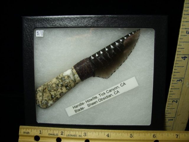 Stone Knapped Knife (070820j)