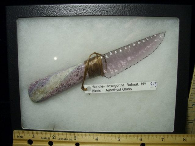 Stone Knapped Knife (070820m)