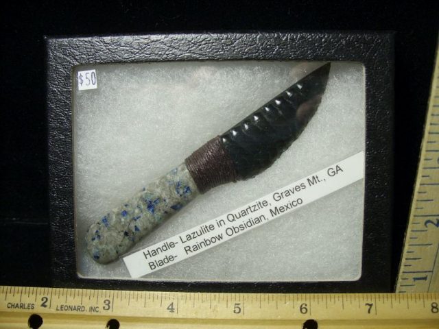 Stone Knapped Knife (070820n)