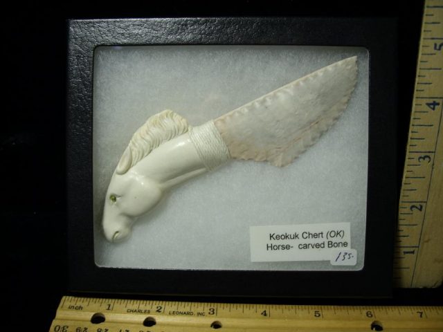 Stone Knapped Knife (080820k) - Image 2