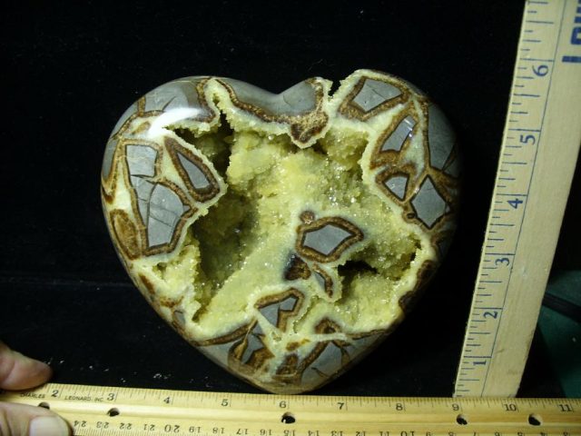 Septarian Nodule Heart  (102920d)