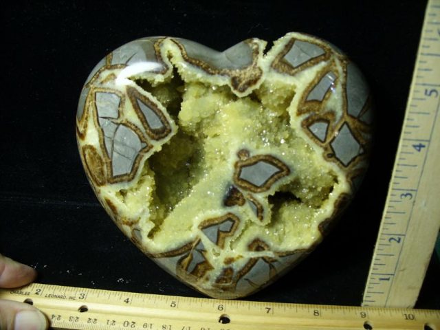 Septarian Nodule Heart  (102920d) - Image 2