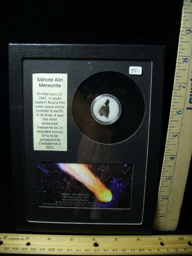 Authentic Meteorite “Sikhote Alin” (103120a)