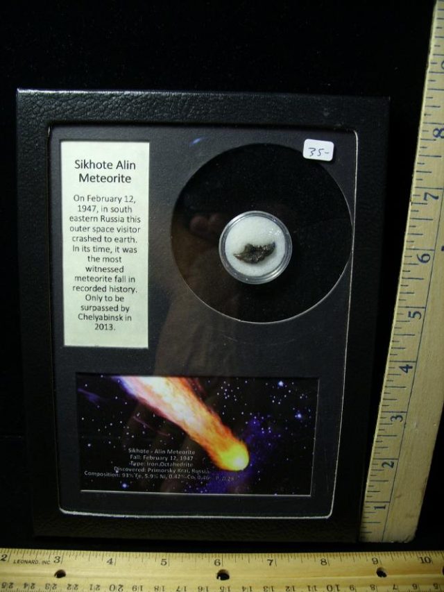 Authentic Meteorite “Sikhote Alin” (103120b)