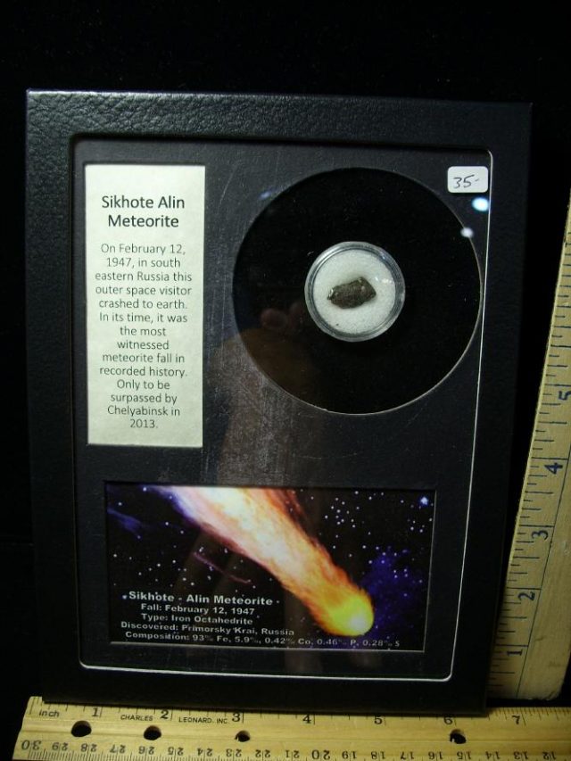 Authentic Meteorite “Sikhote Alin” (103120f)