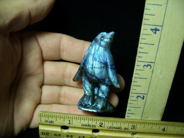 Labradorite  Penguin  Carving (121820b) - Image 3