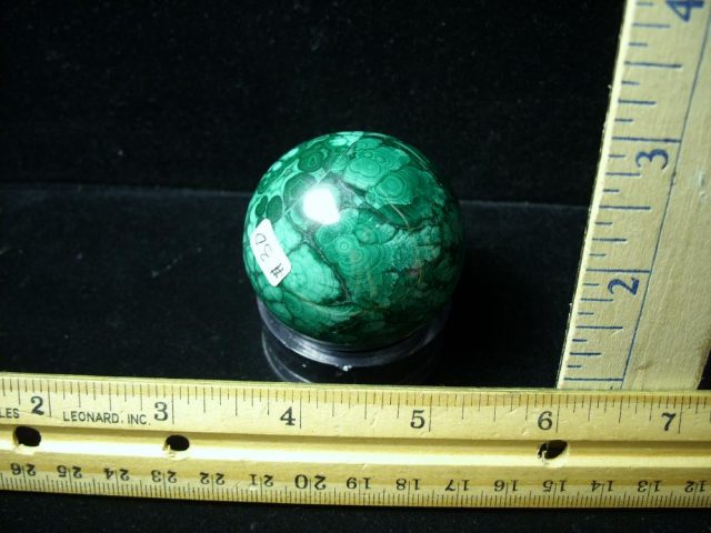 Malachite Sphere (011221e)