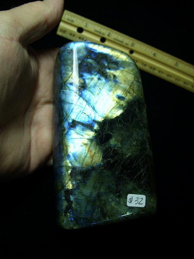 Large Free-form  Labradorite  (021221f)