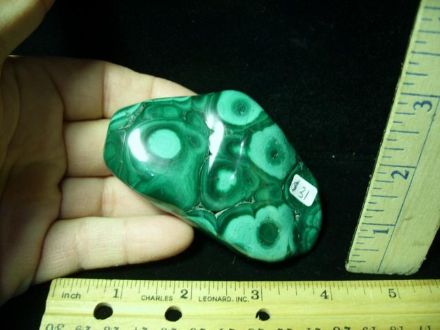 Polished Malachite Specimen (031021a)