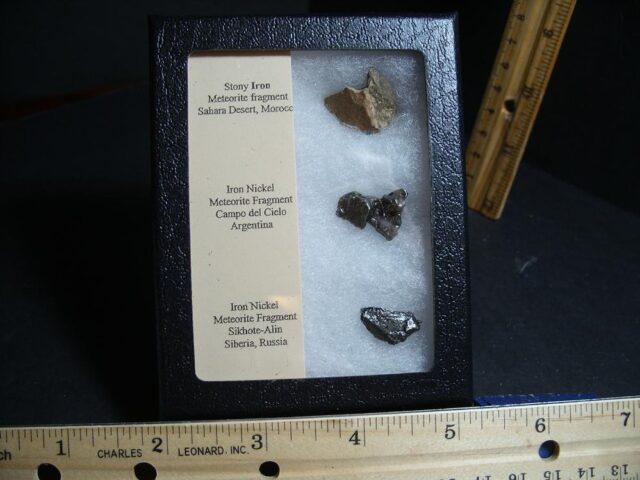 Three Authentic Meteorites (020222b)