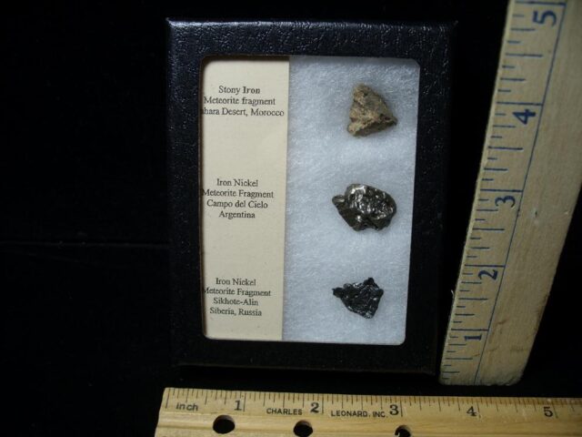 Three Authentic Meteorites (022822h)