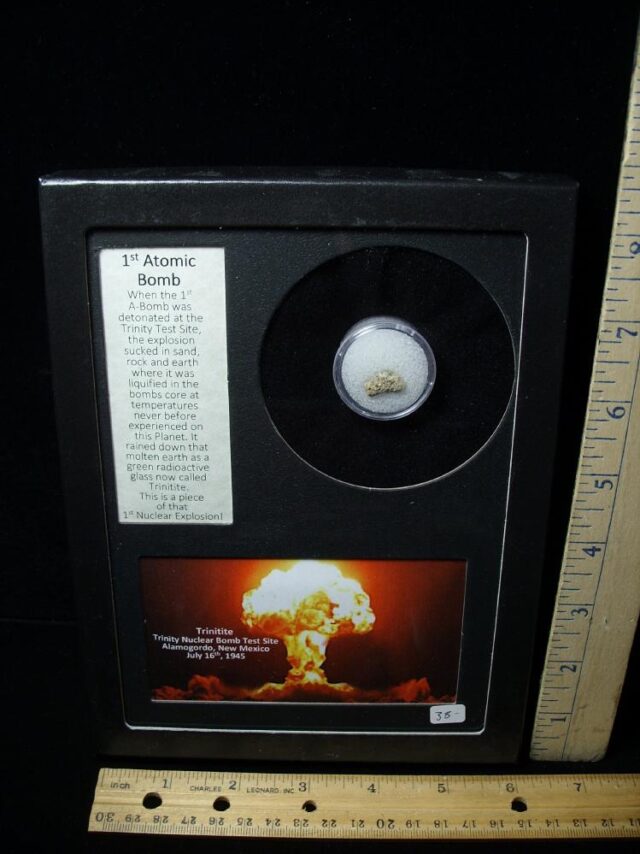 Atomic Bomb Trinitite Sample (061922f)