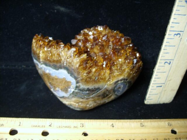 Citrine/Agate  Specimen (072422e)