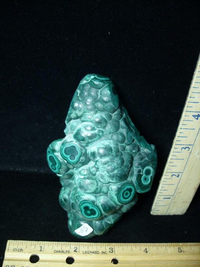 Beautiful  Polished Malachite & Chrysocolla  Specimen (080222k)