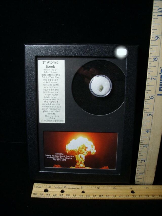 Atomic Bomb Trinitite Sample (100922c)