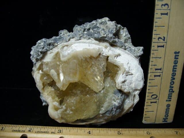 Mercenaria Calcite Crystal filled Clam (111522d