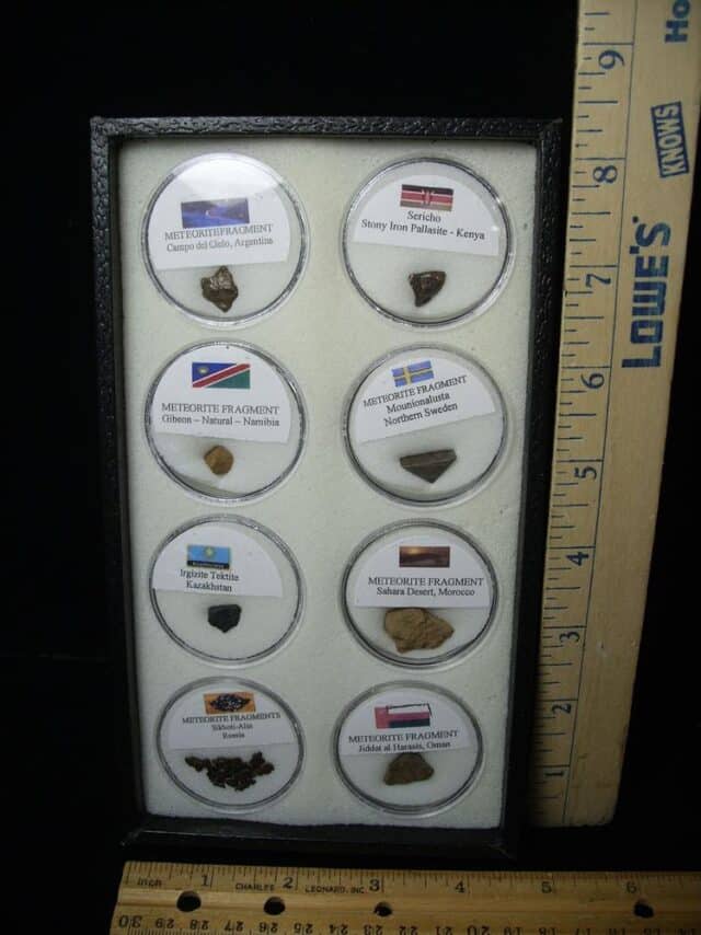 Eight Authentic Meteorites (021023f)