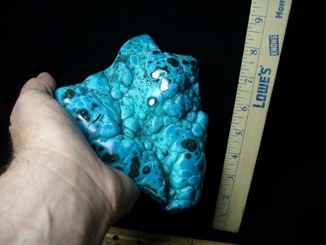 Polished Malachite & Chrysocolla  Specimen (052023e) - Image 2