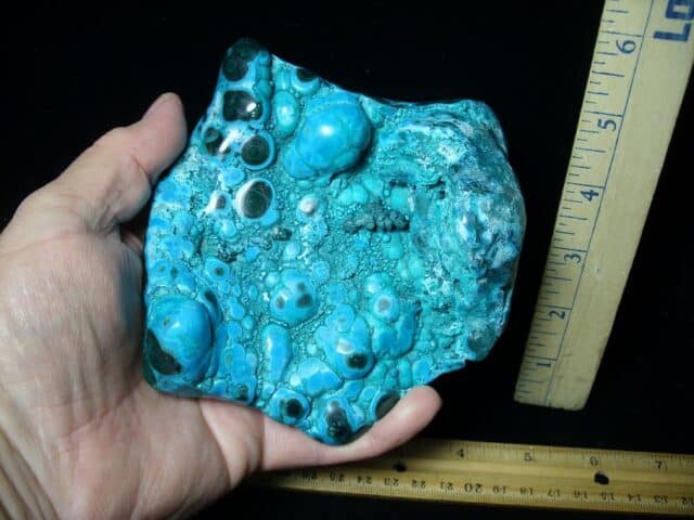 Polished Malachite & Chrysocolla  Specimen (052023f) - Image 2