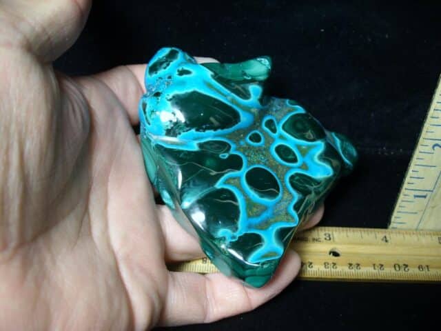 Polished Malachite & Chrysocolla  Specimen (052023k) - Image 2