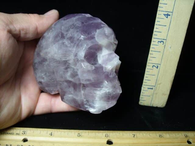 Amethyst Crystal Skull Carving (053023k)