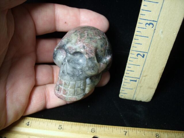 Jasper Crystal Skull Carving (053023n) - Image 2