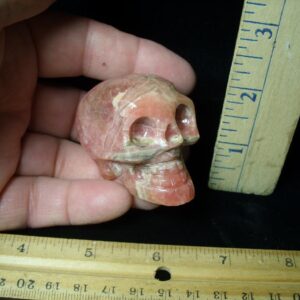 Rhodochrosite Crystal Skull Carving (053023p)