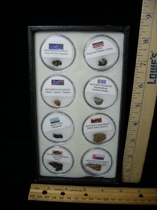 Eight Authentic Meteorites (060423f)....ON HOLD for MS 06/13/23