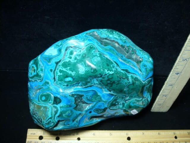Polished Malachite & Chrysocolla  Specimen (080823g) - Image 2