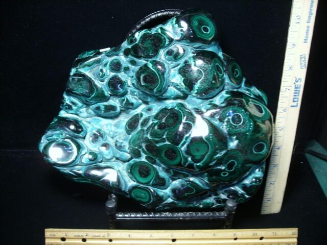 Polished Malachite & Chrysocolla  Specimen (080823h) - Image 3