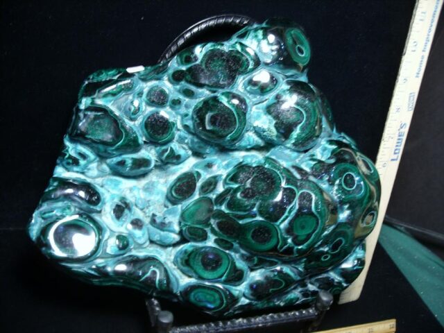 Polished Malachite & Chrysocolla  Specimen (080823h) - Image 4