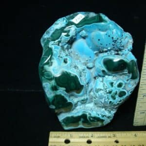 Beautiful  Polished Malachite & Chrysocolla  Specimen (081523g)