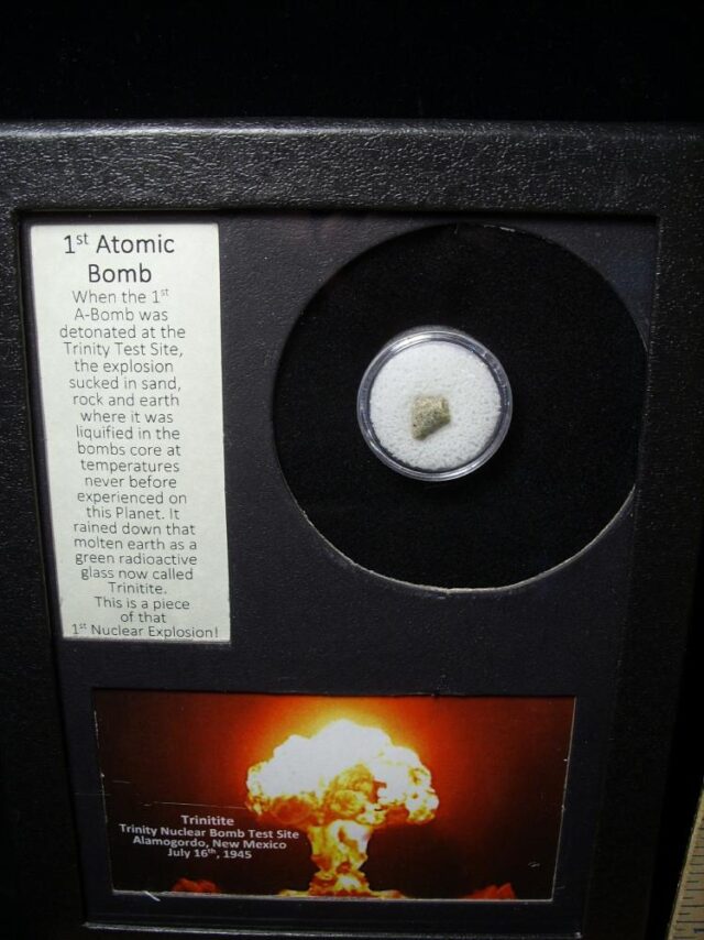 Atomic Bomb Trinitite Sample (082723k) - Image 2