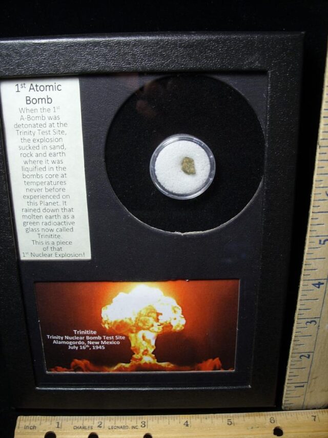 Atomic Bomb Trinitite Sample (082723p) - Image 2